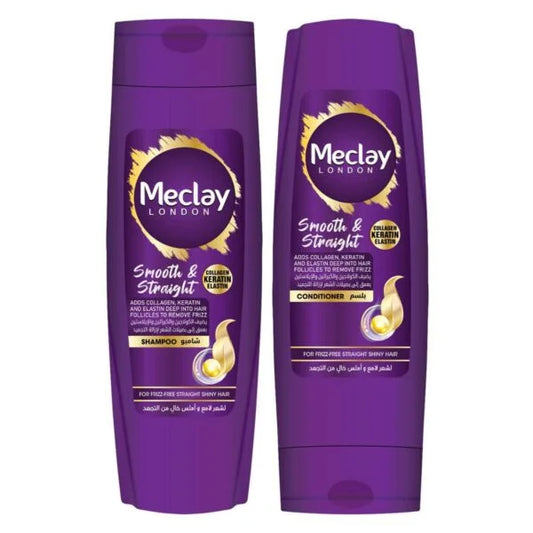 Meclay London Smooth & Straight Shampoo (185ml) + Conditioner