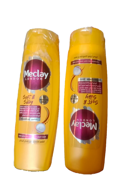 Meclay london soft and silky shampoo with conditioner 185 ml